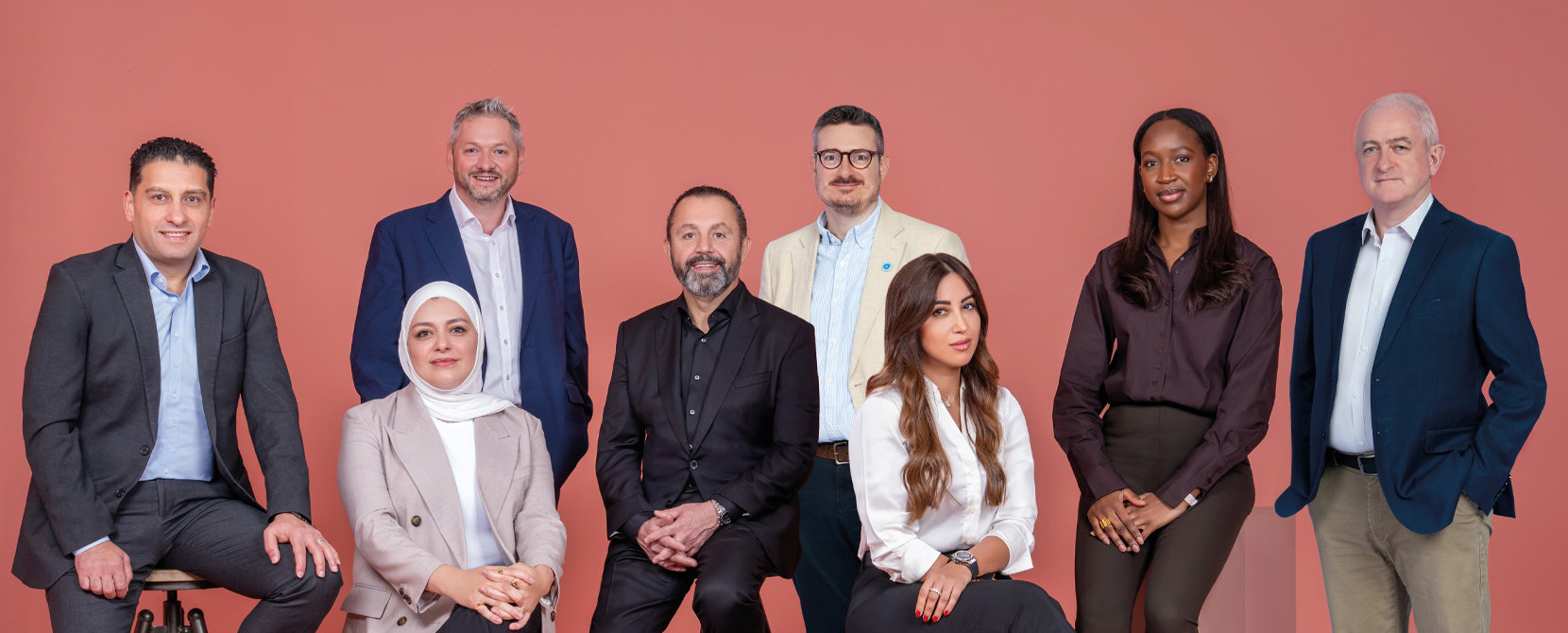 From Left to Right: Rupert Venter, Johanna Staples, Paul Fraser, Matthew Tribe, Daniel Palmer, Farida Farag, Matthew Board; front row (L to R): Gosia Baron and Thomas Cunniffe, Cities & Communities team of AtkinsRéalis